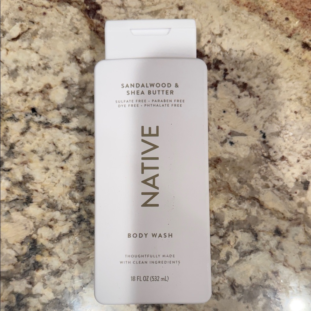 Native Sandalwood & Shea Butter Body Wash - Cream